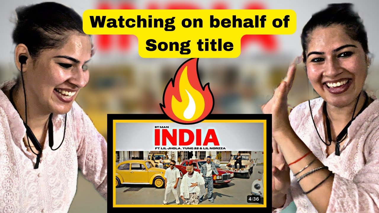 Pahadi girl reaction on ST MAN FT. LIL JHOLA, YUNG 22 & LIL NORZZA - INDIA♥️| OFFICIAL MUSIC VIDEO