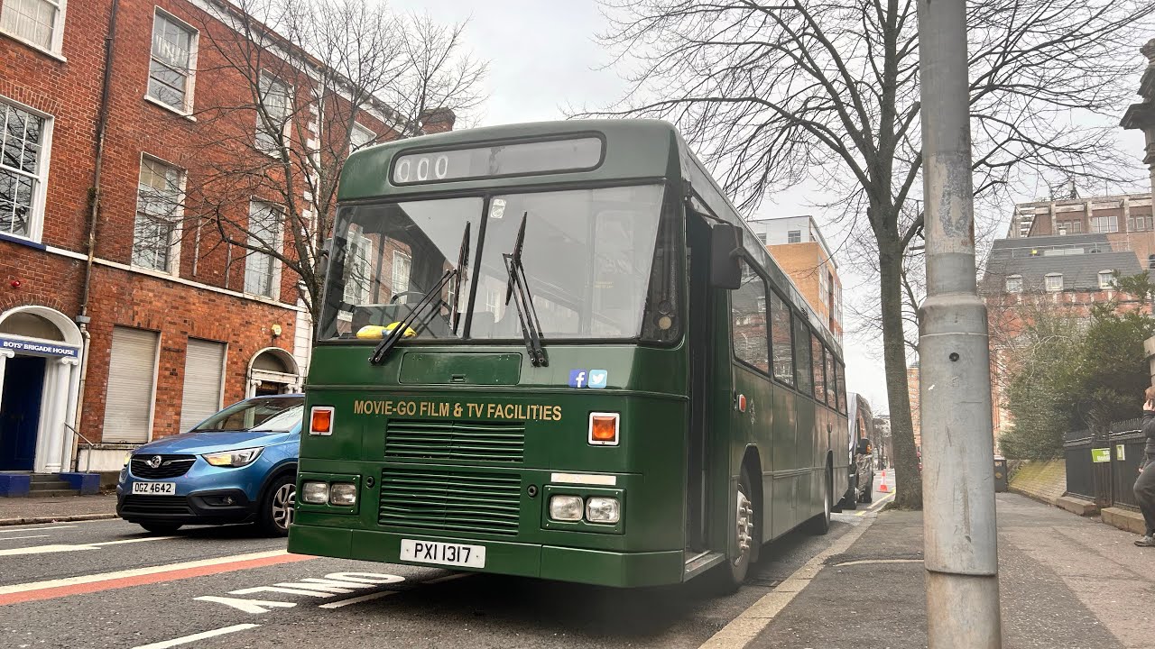 *Lovely Beast* Movie-Go Leyland Tiger PXI 1317 Roaring Down Belfast City Centre (Ex Ulsterbus 1317)