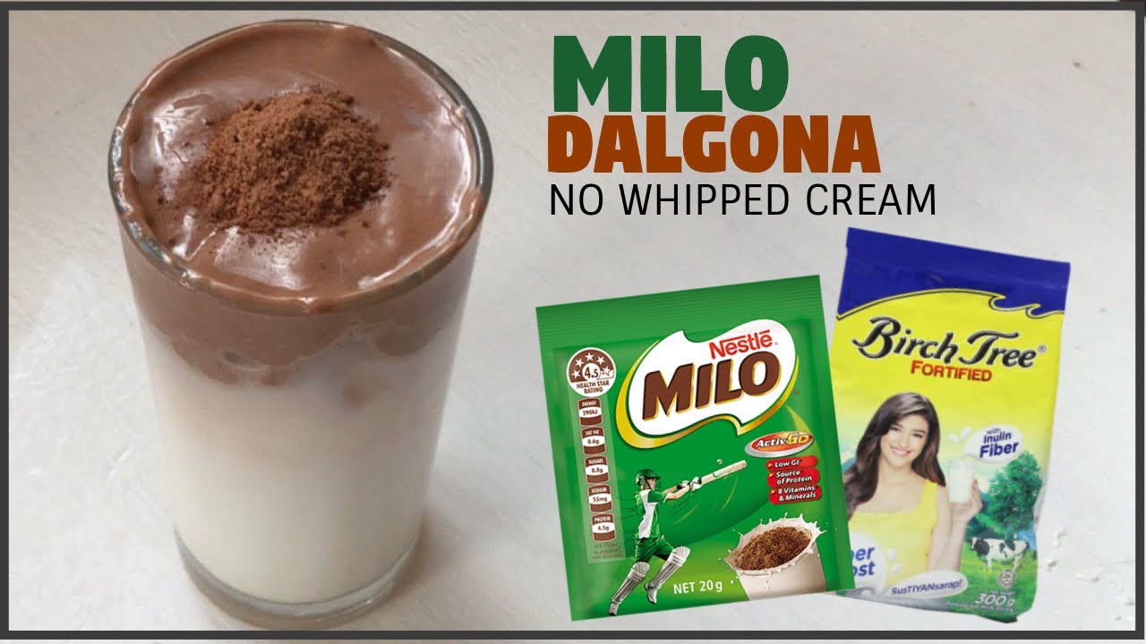 Milo Dalgona || Dalgona Milo without Whipped cream ||How to make Milo Dalgona