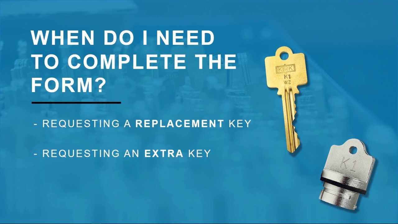 Duplicate Key Release Form Video