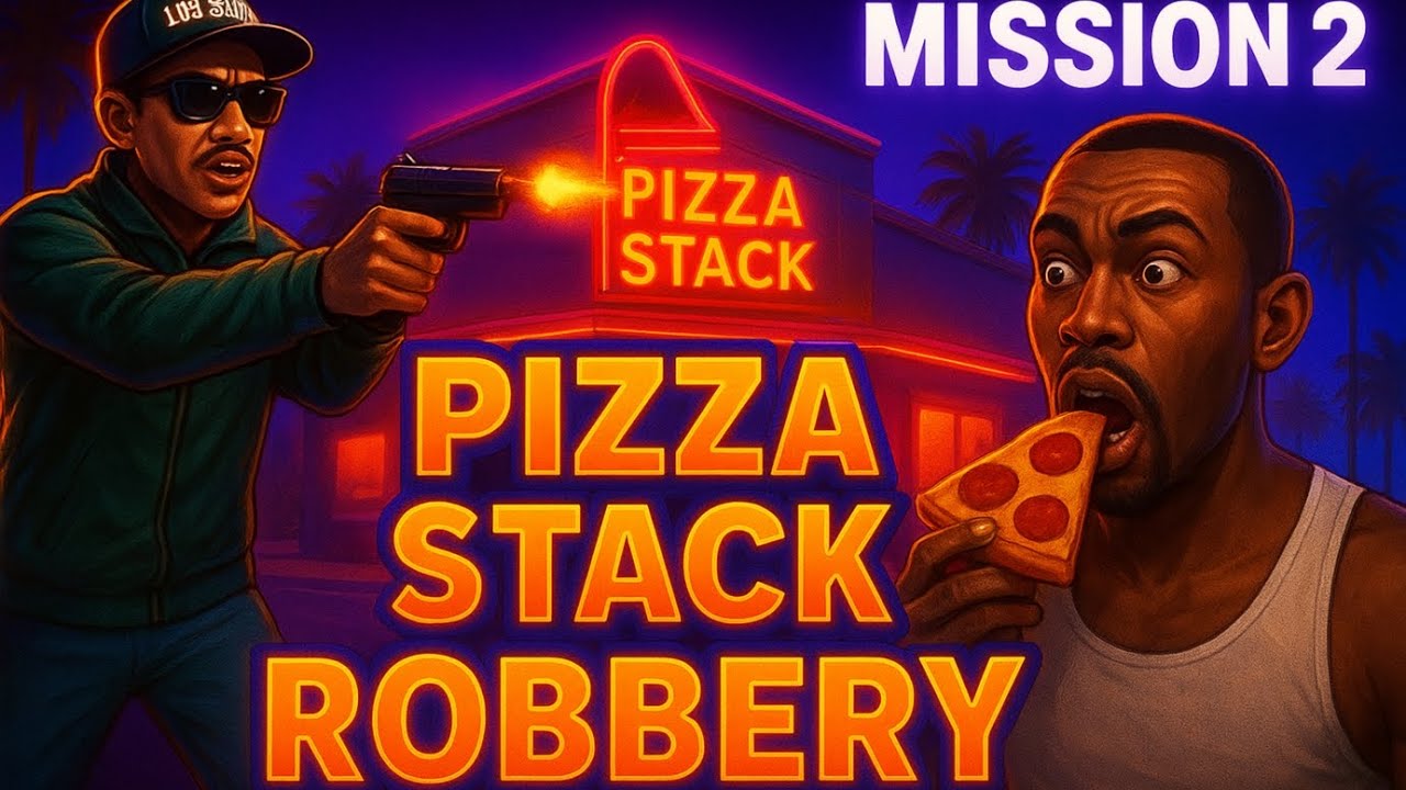 "Pizza Stack Loot Mission 2 | GTA San Andreas Hindi Gameplay | CJ & Ryder Robbery"