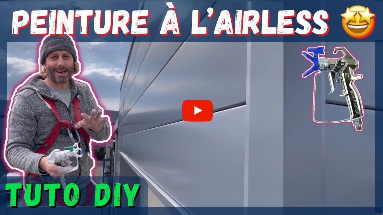 TUTO : Projection Peinture à l'AIRLESS 😅