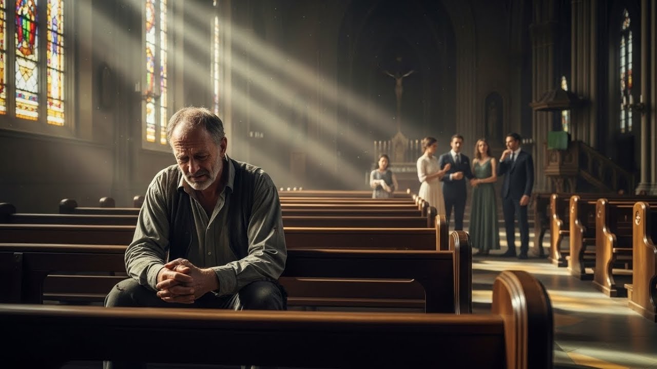 O MILIONÁRIO QUE FOI TRATADO COMO MENDIGO NA IGREJA, E ALGO SURREAL ACONTECEU