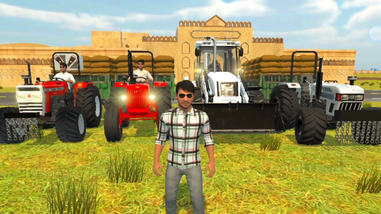 Drawing tractor 🚜 and JCB in game 🎯