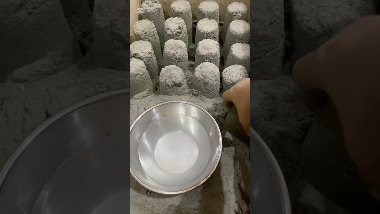 “Pure Cement Water Crumbles 😳💦 | Super Crunchy Cement Crumbling ASMR Perfection” 