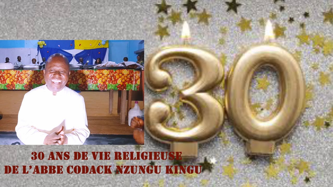 DIOCESE DE BOMA 🧧 30 ANS DE VIE RELIGIEUSE DE L'ABBE CODACK NZUNGU KINGU CA SE FETE