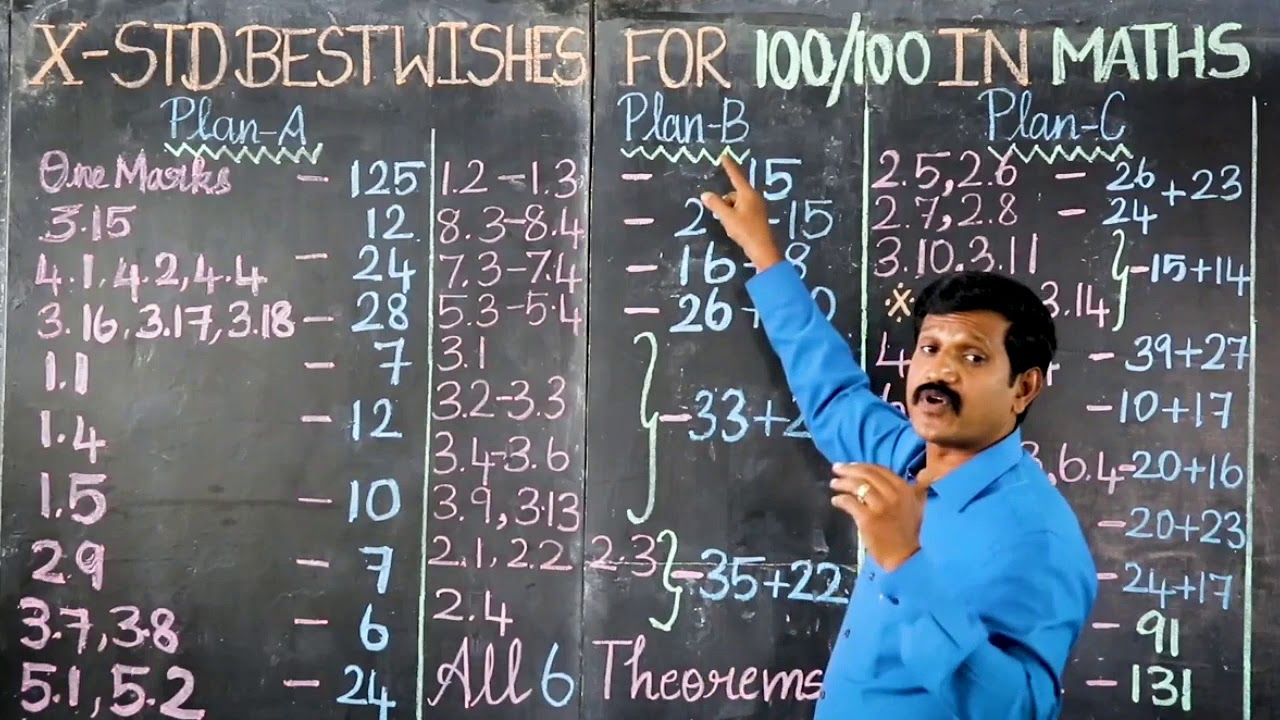 TAMILNADU STATEBOARD 10th std exam.. Score 100/100 , get good marks, easy methods