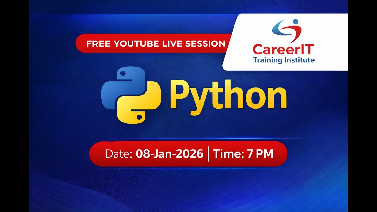 Python for Beginners – FREE Live Session | CareerIT | Hands-On Training