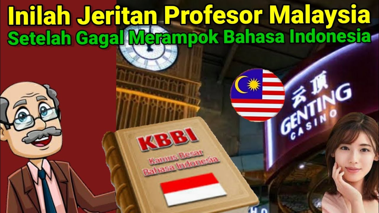 Begini  Jeritan Profesor Malaysia, Setelah Gagal Merampok Bahasa Indonesia