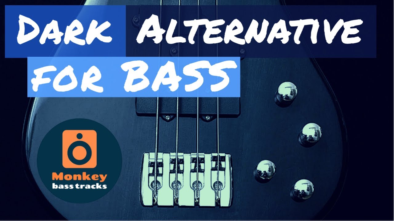 Rich Dark Alternative Rock for Bass // Backing Track in D
