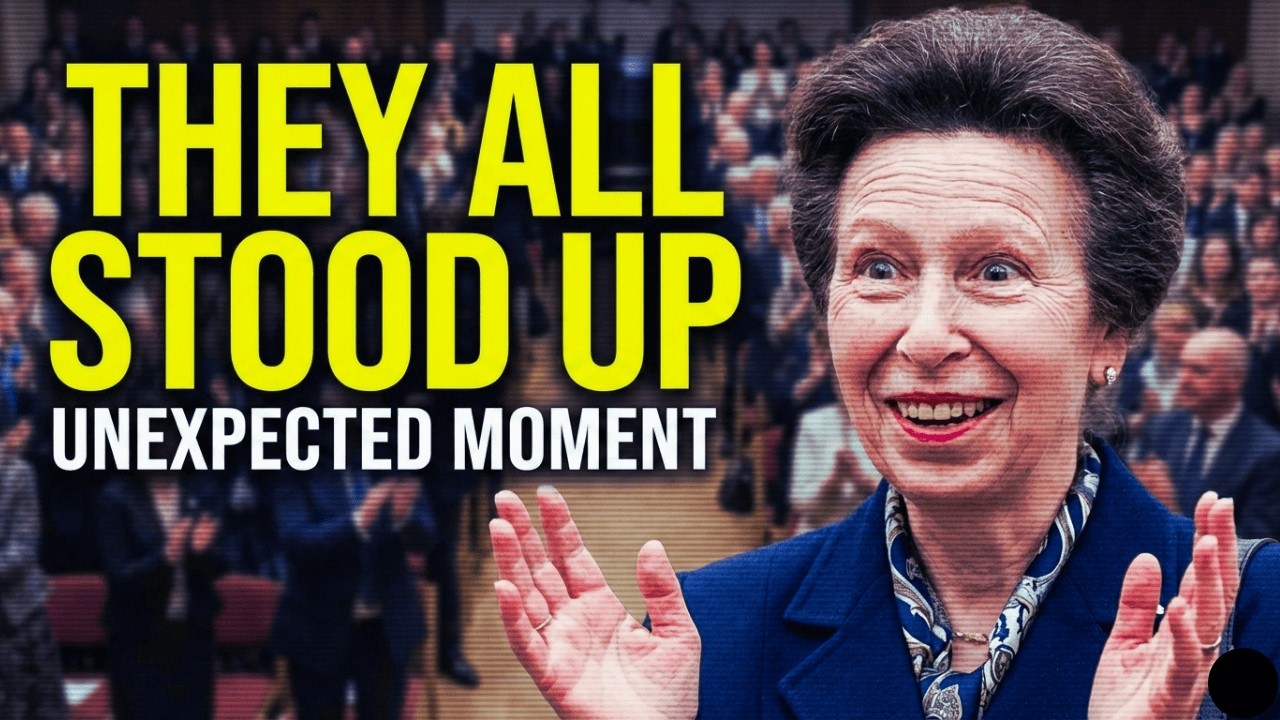 Princess Anne STUNNED in Rome: The Spontaneous Standing Ovation That Stopped the Match! 🇮🇹