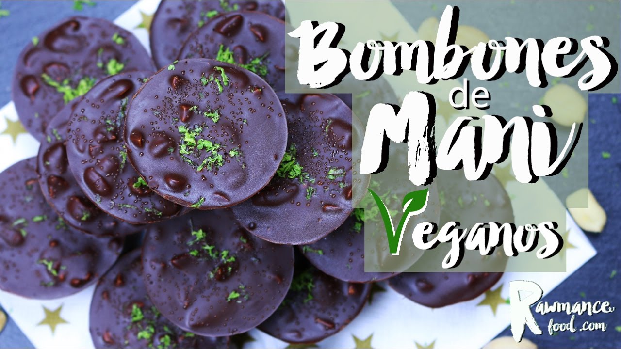 BOMBONES DE MANÍ VEGANOS | Con Sal Marino y Lima | Postres VEGANOS