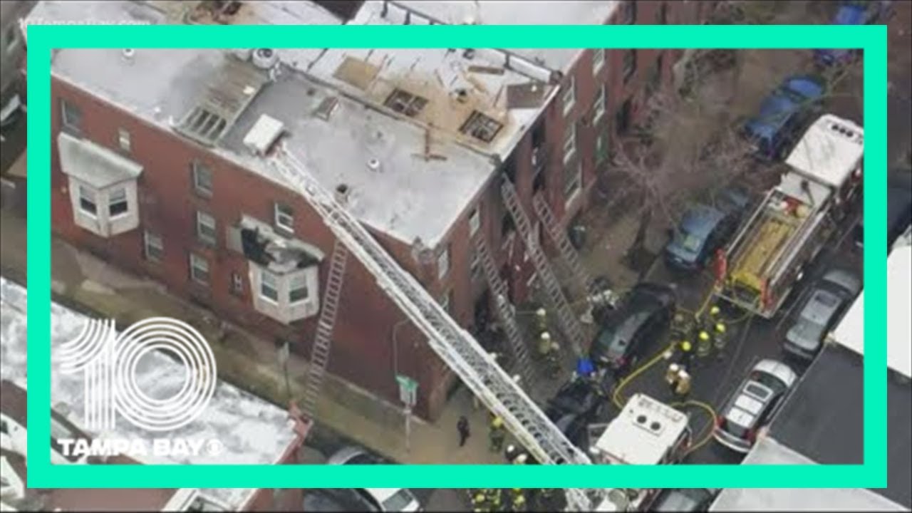 Philadelphia fire kills at least 12, including 8 children