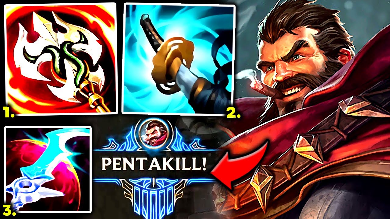 GRAVES TOP CAN NOW 1V5 THE ENTIRE ENEMY TEAM (PENTA KILL) - S13 Graves TOP Gameplay Guide