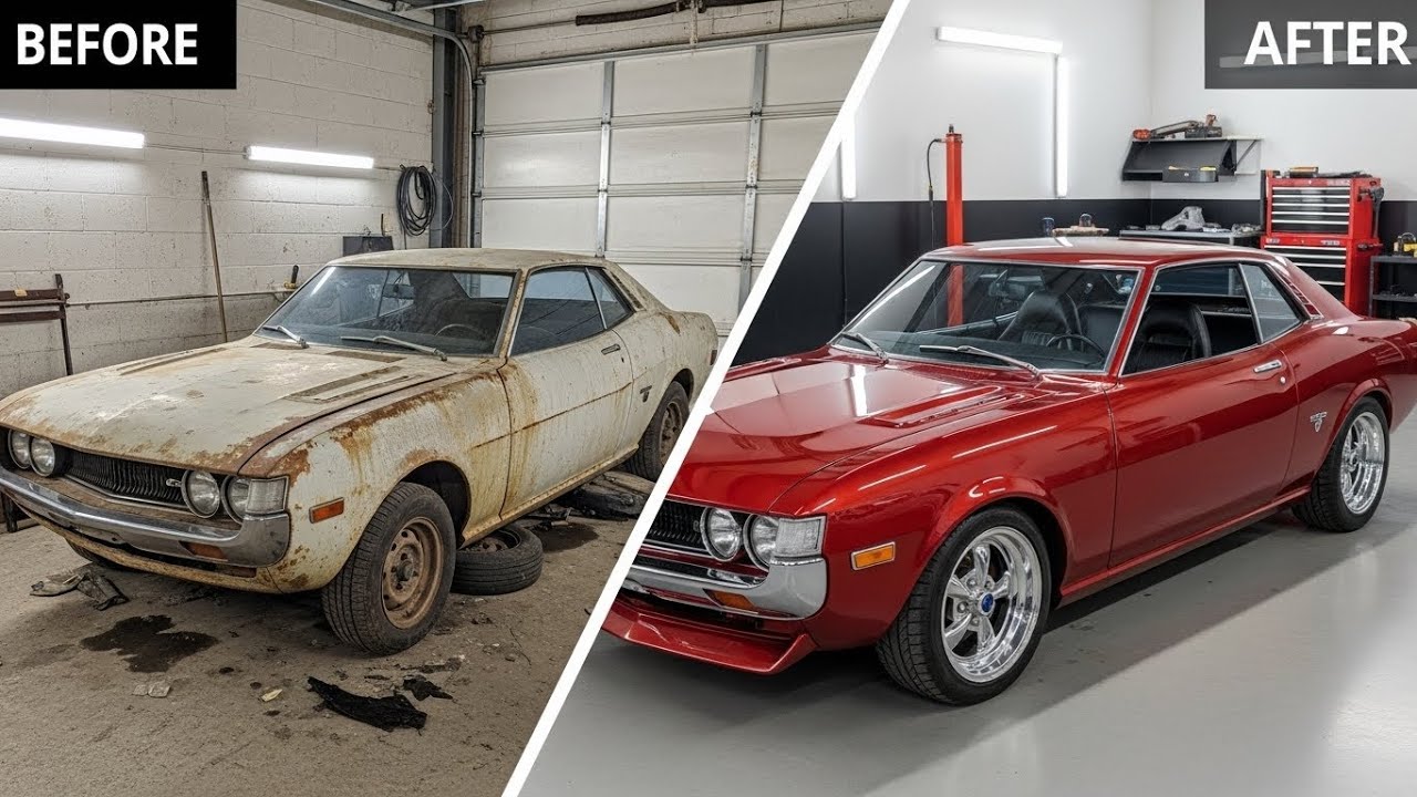 Mercedes Benz luxury restoration scene