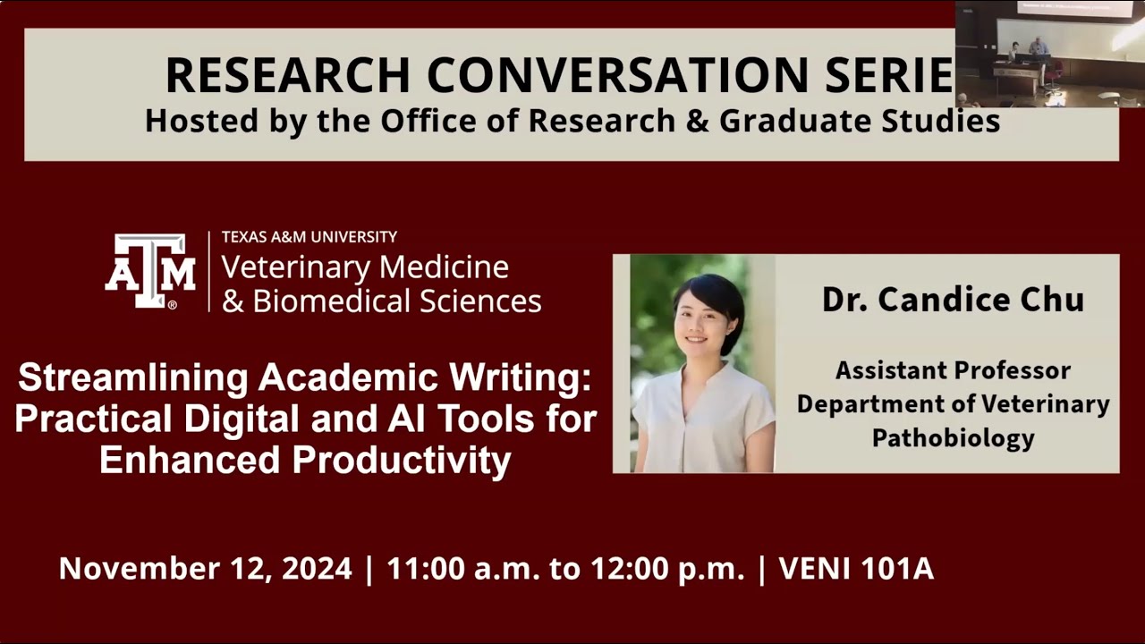 How A Texas A&M Professor Streamlines Academic Writing with AI and Digital Tools