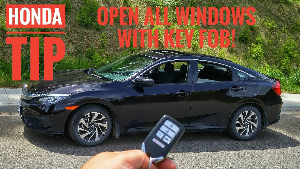 Honda Key FOB Open Windows & Sunroof Civic Accord CRV 2016 2017 2018 2019