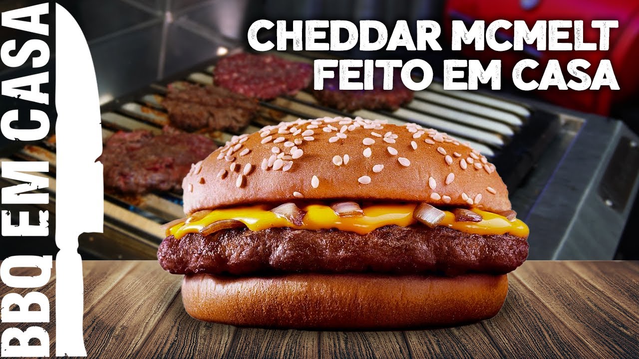 COMO FAZER O BURGER DE CHEDDAR DO MC DONALDS