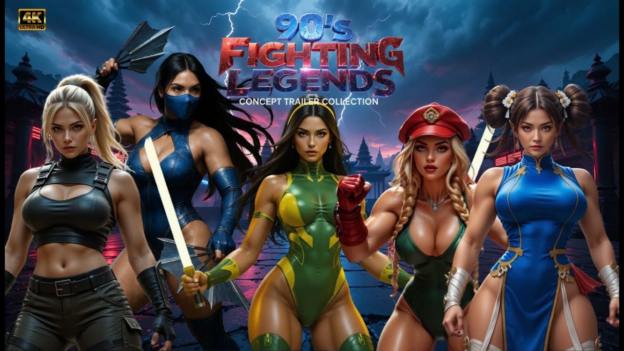 90’s Fighting Game Legends: The Ultimate EPIC Concept Trailer Collection! 🎮⚔️