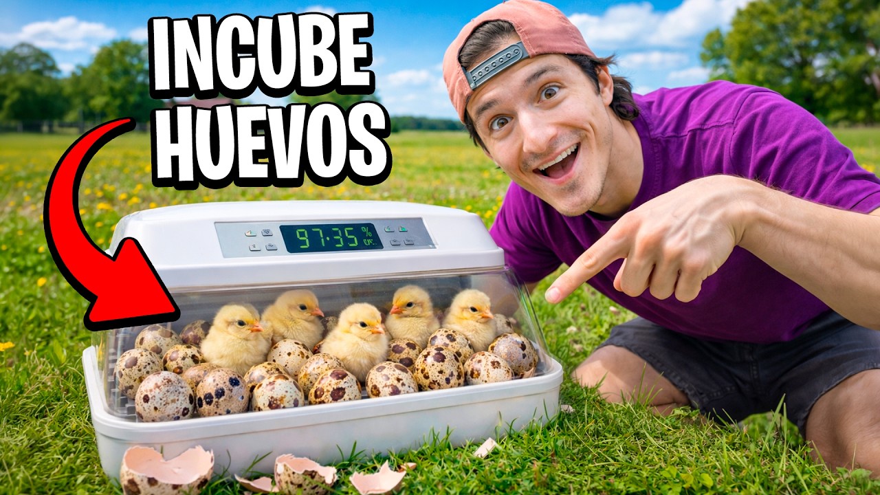 INCUBÉ UN EJÉRCITO DE HUEVOS Y NACIERON !!