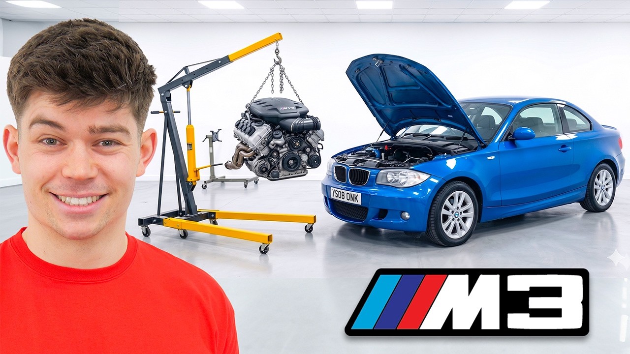 Я установил двигатель от BMW M3 в BMW 1 серии.