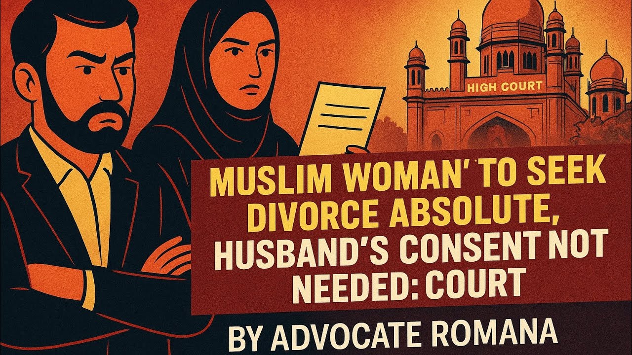 "Khula Without Consent? Telangana HC Shocks Everyone!"