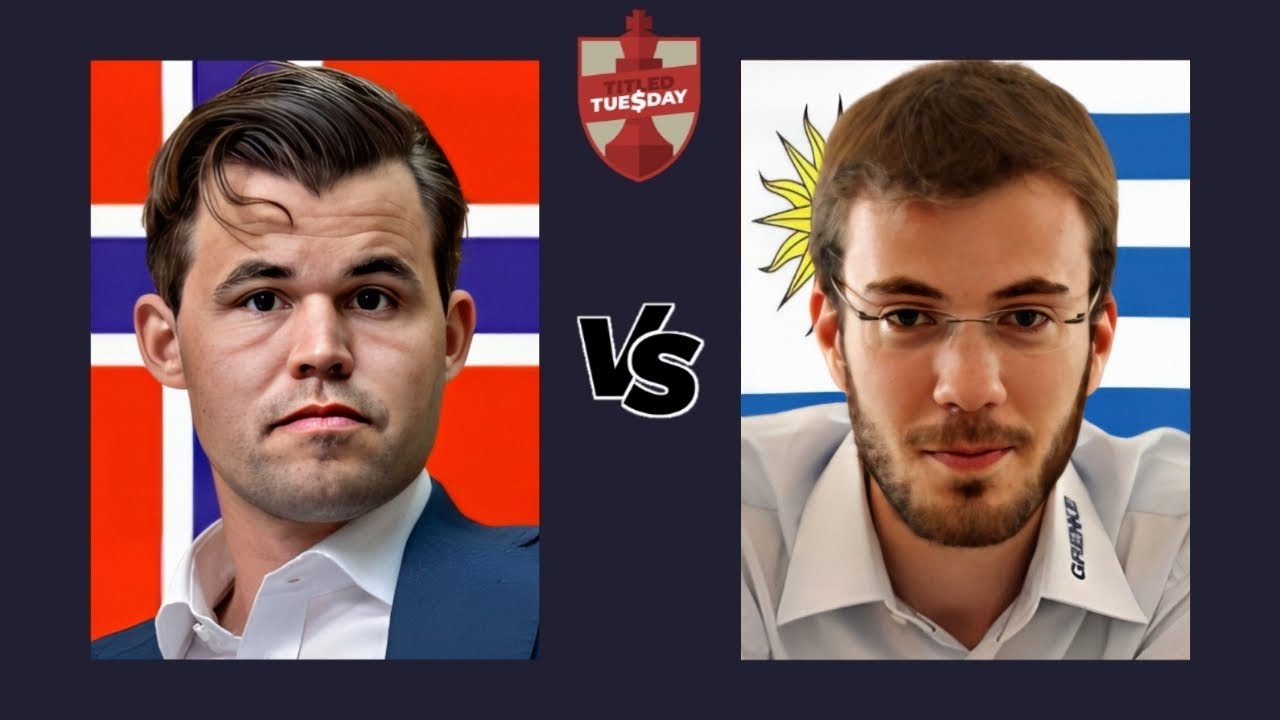 Magnus Carlsen vs Georg Meier | Titled Tuesday | chesscom