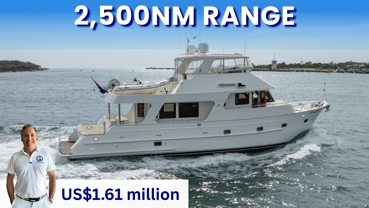 Яхта Outer Reef 63 Fisher (2011) стоимостью 1,61 миллиона долларов США. Яхтенный тур.