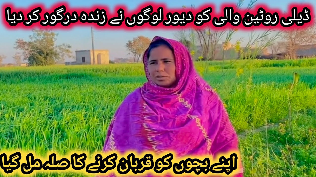 Daily routine wali KO zinda dhargoor Kar Diya gya
