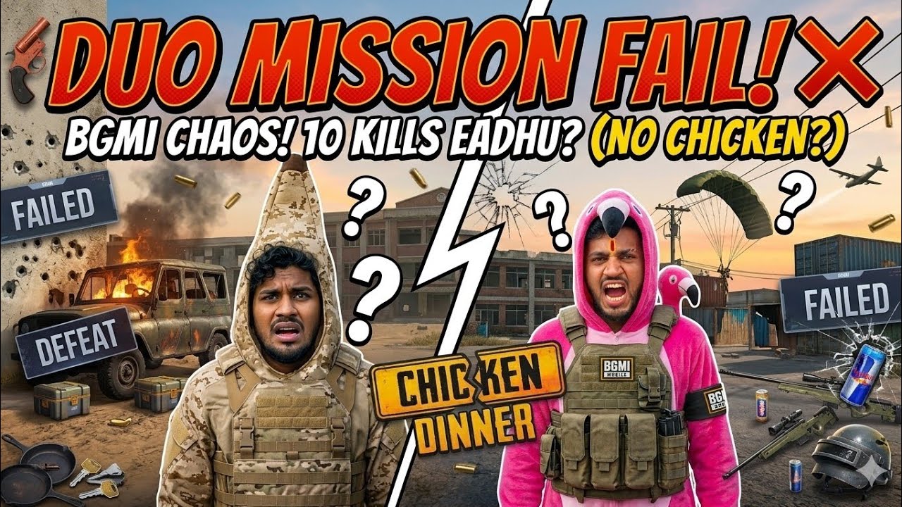 Choco and Kokkikumar Duo Mission Parithabangal 🤣 ! @iamkokkikumar @YouTubeChoco #madan #btswar #bgmi