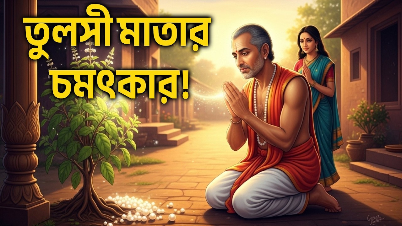 যখন তুলসী মাতার আশীর্বাদে মোতি ঝরল | পণ্ডিত সদানন্দ ও রাজা ভীমদেবের অলৌকিক কাহিনি 🌿