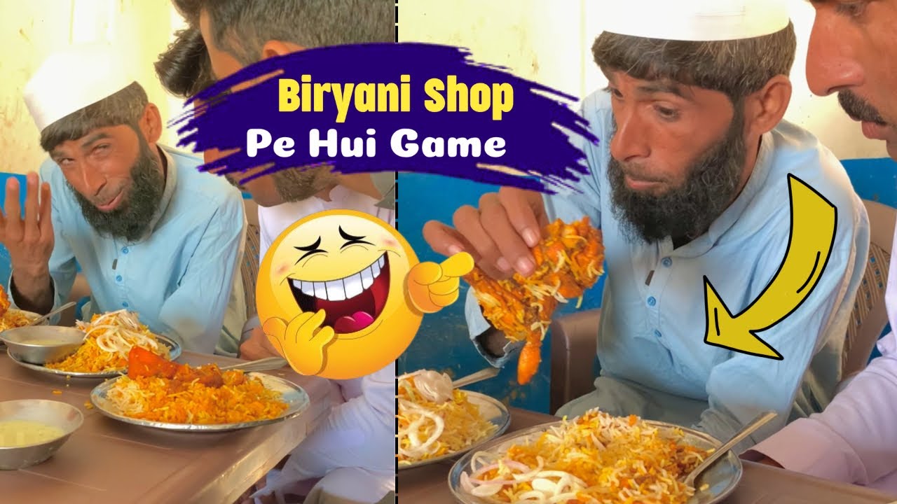 Biryani Shop Pe Hui Game 🤣 Lene Ke Dene Parr Gaye 