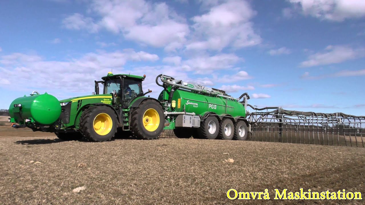 ( Exclusiv ) Omvrå Maskinstation / John Deere 8370 R med Samson PG ll 27