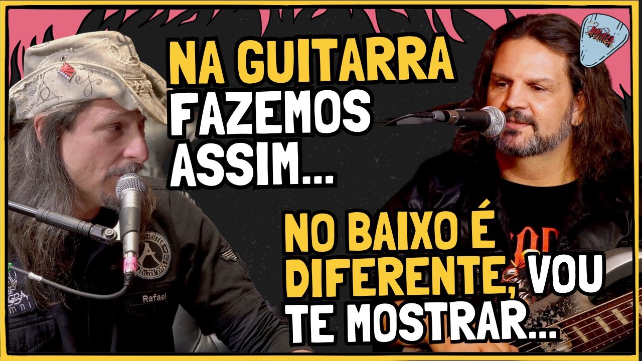 AUL&Atilde;O de INSTRUMENTOS com MEMBROS do ANGRA