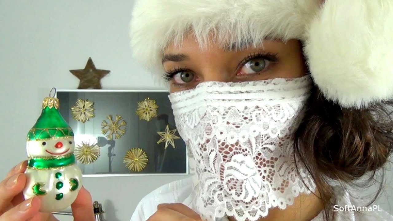 ASMR - Relaxing Christmas Role Play + Show & Tell + Soft Speaking in Polish