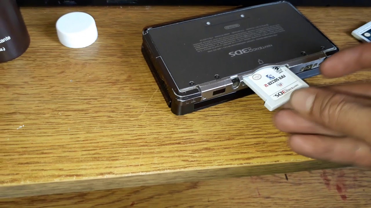 3ds no reconoce los  Cassetes o cartuchos, limpieza de Slot ( si Funciona )