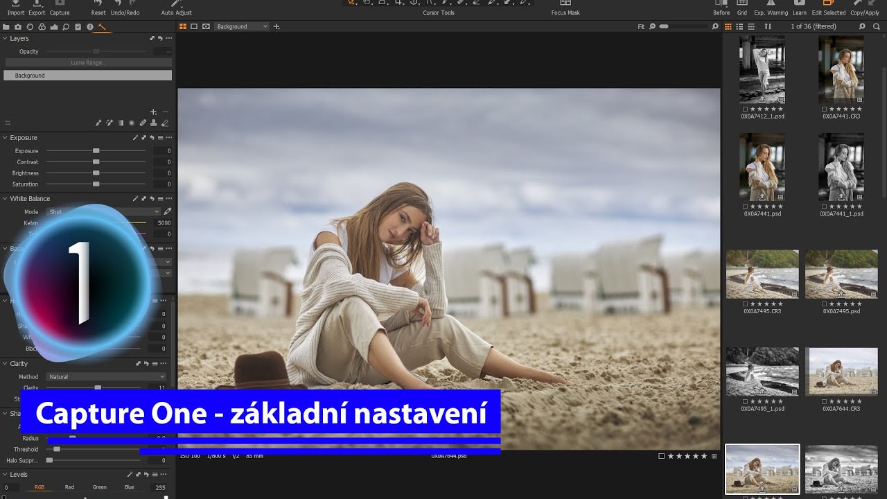 Capture One - základní ovládání