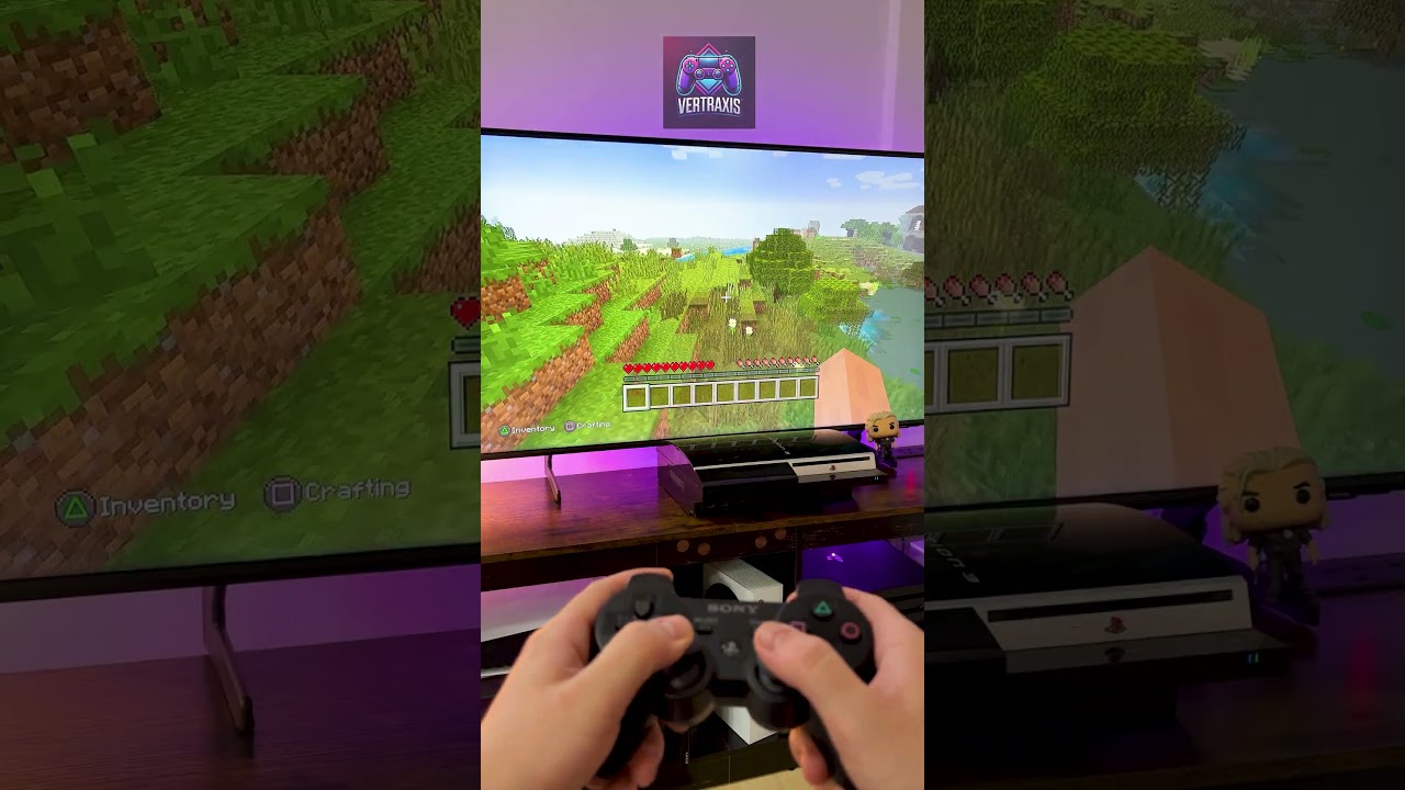 ⛏️ Minecraft on the FAT PS3   #playstation3 #minecraft