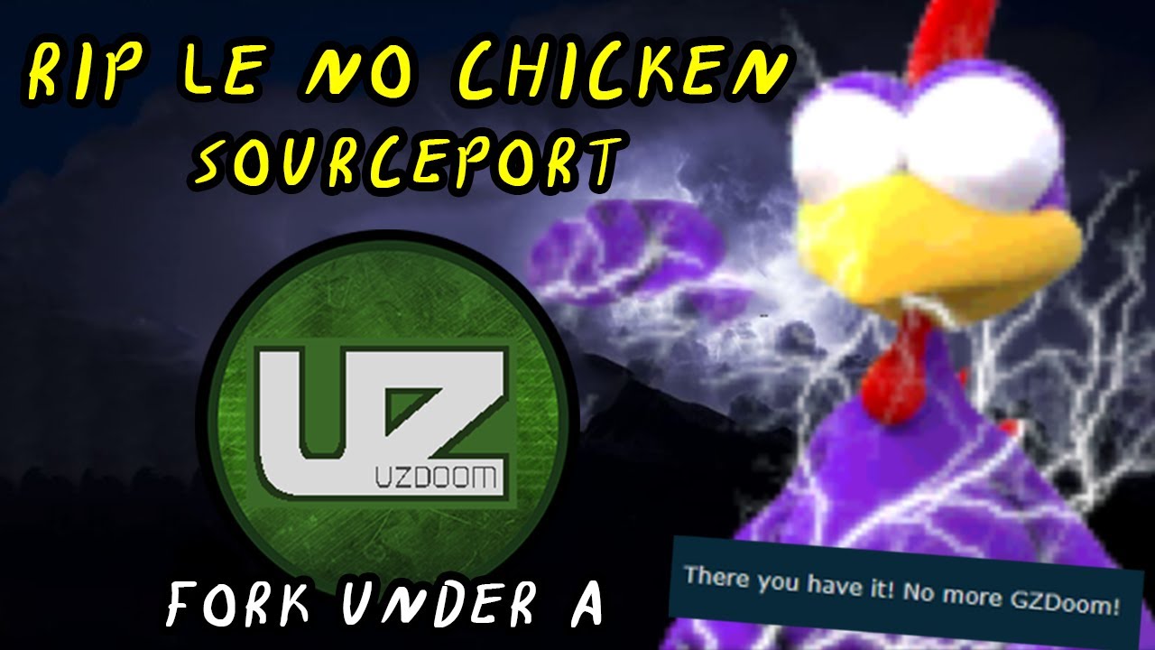 El funeral de GZDoom - UZDoom tiene fecha de lanzamiento (RIP le no chicken sourceport)