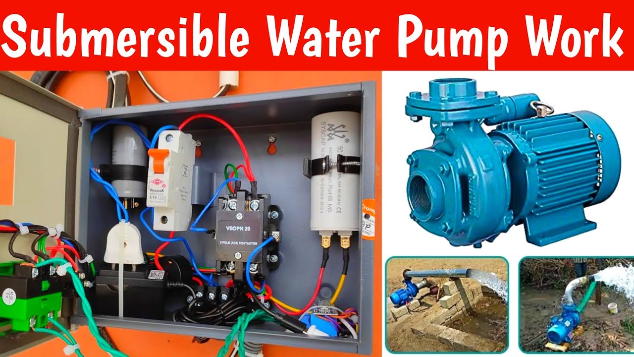 submersible water pump box || submersible motor all items || motor capacitor, ampere voltage meter 