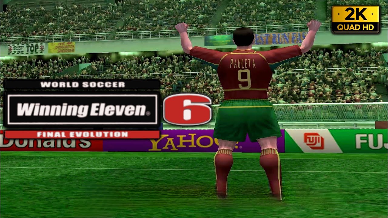 Winning Eleven 6 Final Evolution PS2 | BEST Goals Vol.1