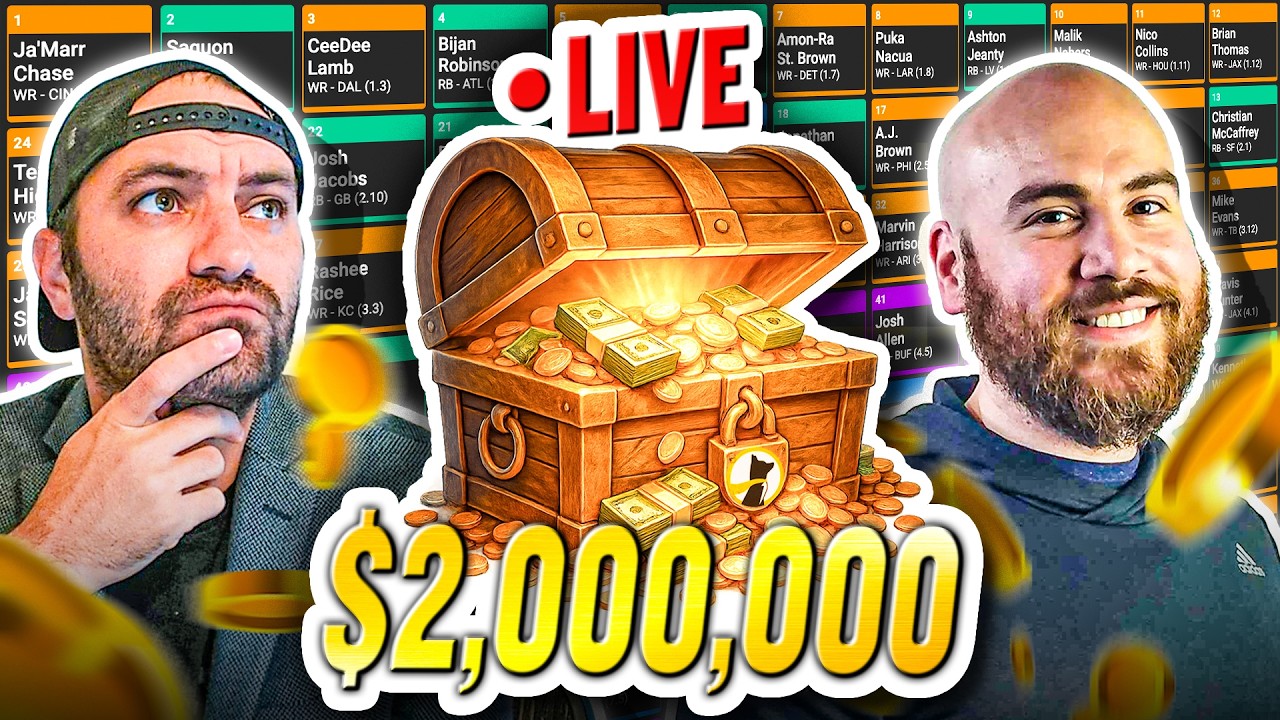 Fantasy Football Draft for $2 MILLION | Best Ball Mania VII