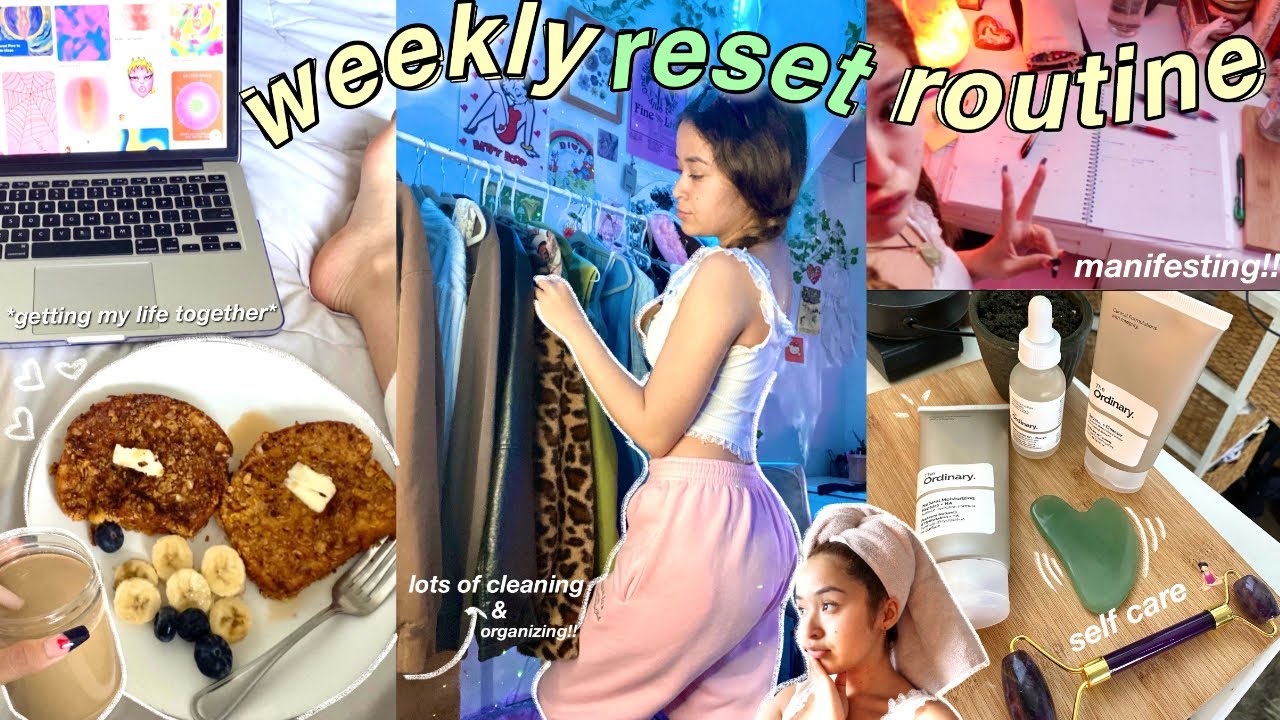 MY WEEKLY RESET ROUTINE! *forcing myself to be productive*