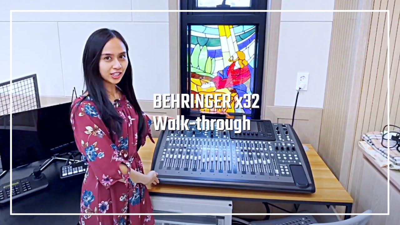 How we use the Behringer x32 at our church