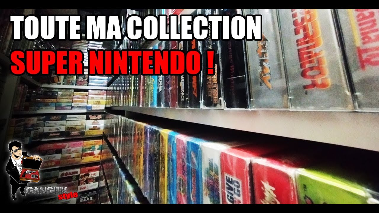 Collection Super Nintendo et Super Famicom d'Ivankaiser en 2025.
