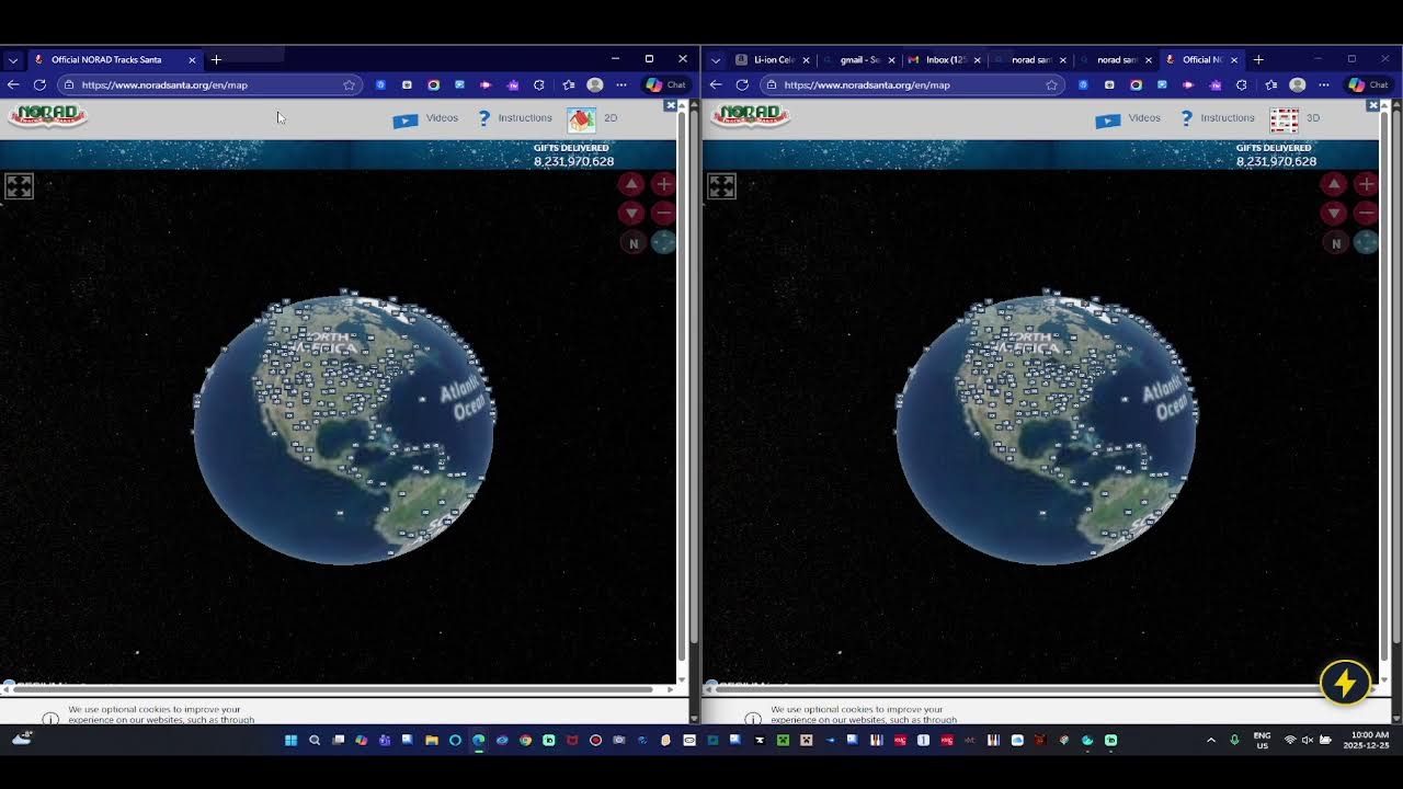 Norad Santa tracker 2025 #2