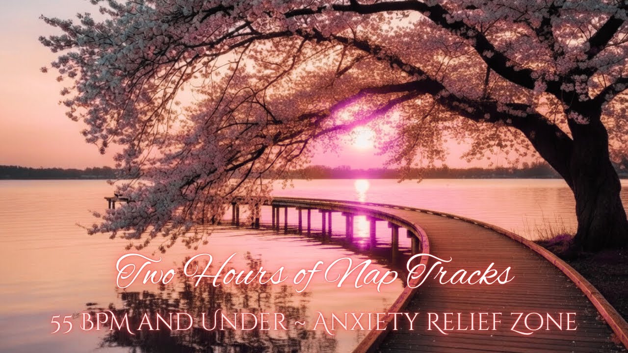 2 Hours of Nap Tracks Under 55 BPM | Anxiety Free Zone