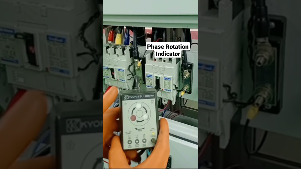 Phase Rotation Indicator #giatmara #chargeman #kyoritsu #shortvideo