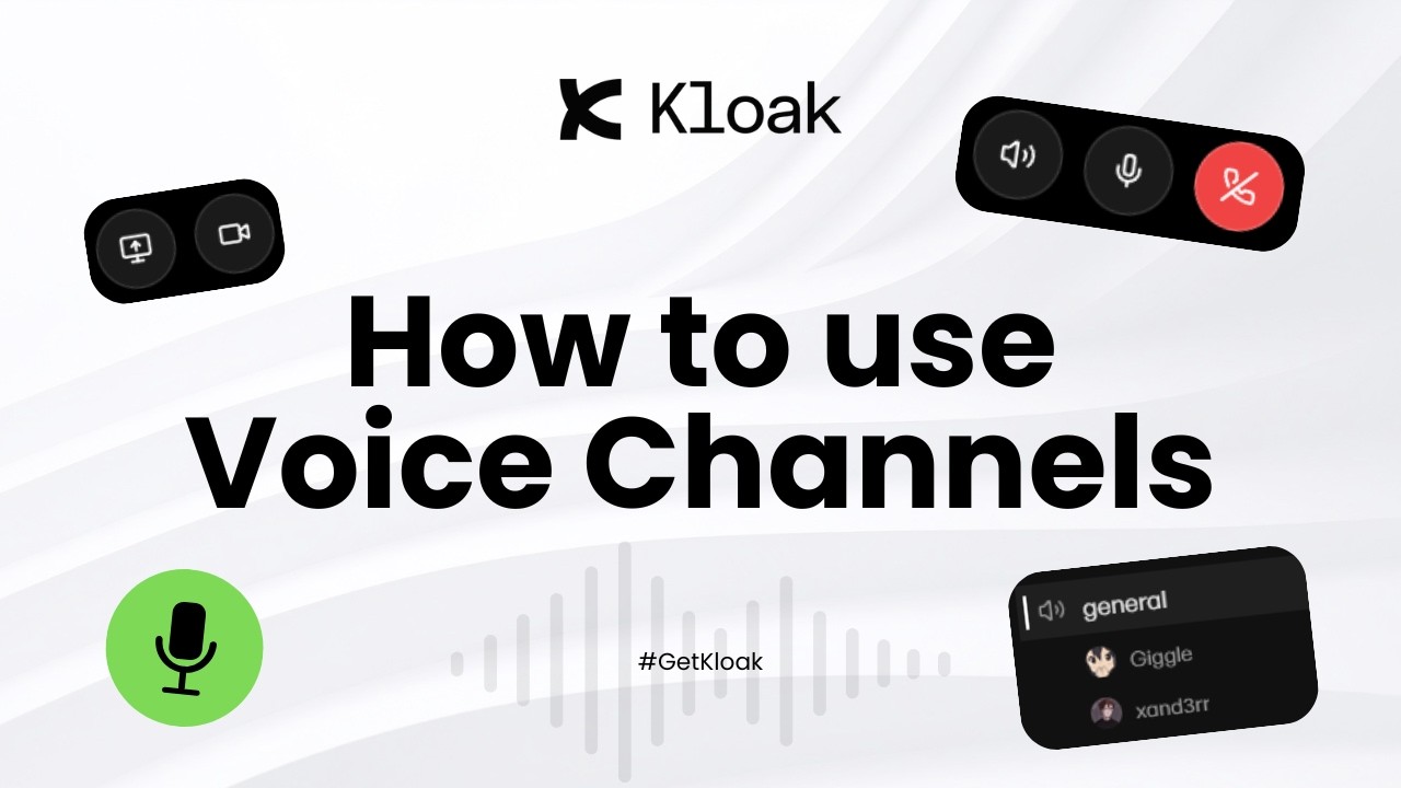 How to use Voice Channels