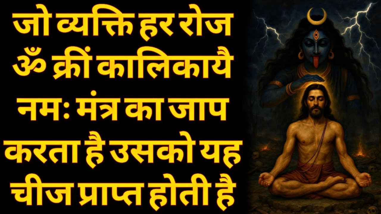 ॐ क्रीं कालिकायै नमः मंत्र का जाप करने के फायदे || SHIVAAY DARBAR #kali #kalimatamantra 